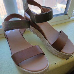 Tan/Olive Green Tall Sandal - SOREL